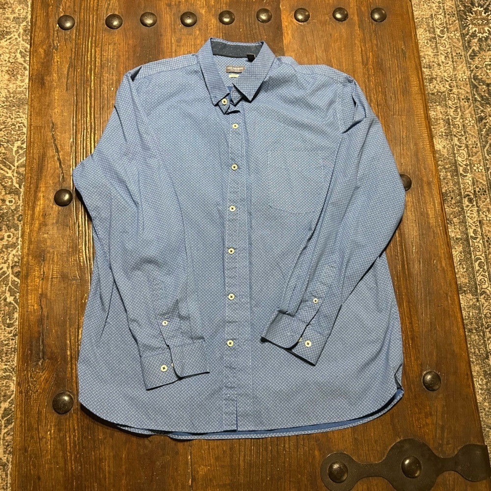 Van Heusen Blue Patterned Shirt